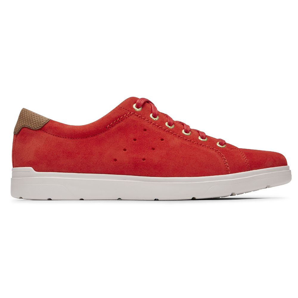 Rockport Mens Sneakers Red - Total Motion Lite Ltd Lace-To-Toes - UK 534-NRQUTI